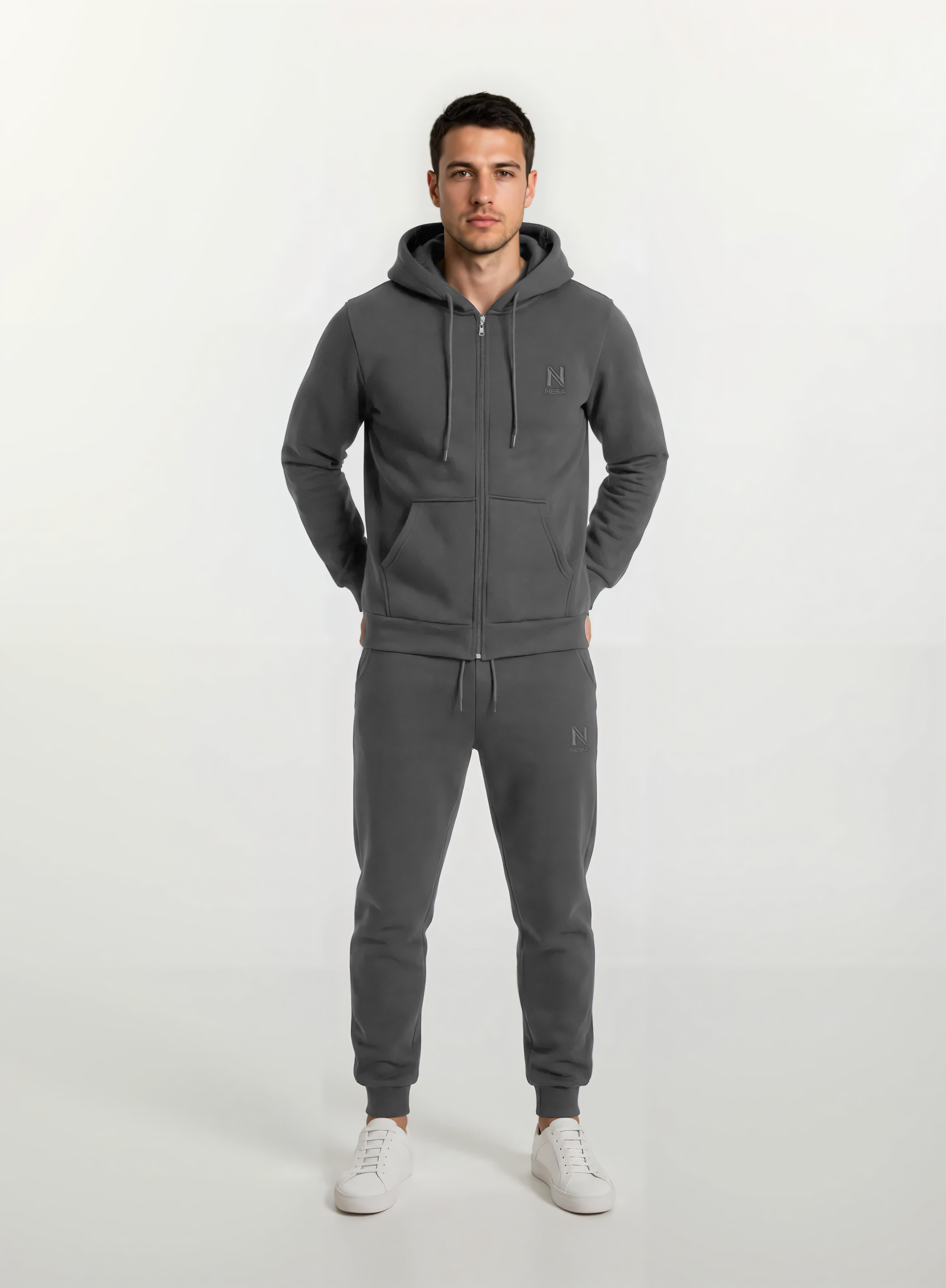 NEBA Jogginganzug Grau